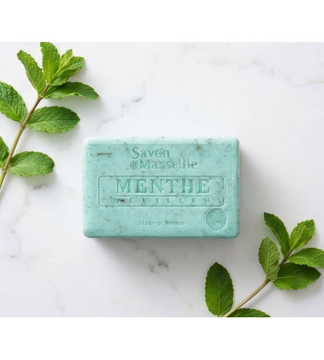 Savon de Marseille Bio à la Feuille de Menthe