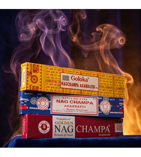 Lot Nag Champa Découverte 3 Grandes Marques