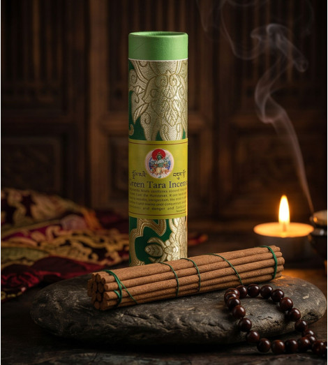 Encens Tibétain Traditionnel Tara Verte - Souffle de Compassion