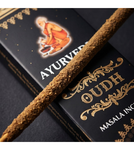 Encens Ayurvedic au Bois de Oudh – Parfum Noble & Spirituel