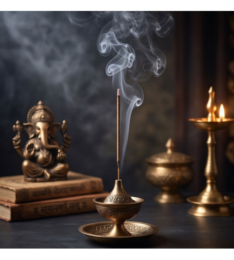 Encens Ayurvedic au Bois de Oudh – Parfum Noble & Spirituel