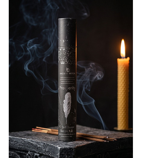 Encens Sortilège Prospérité – Pendule Aventurine – Ancient Witch