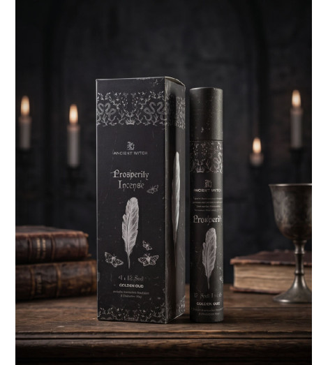 Encens Sortilège Prospérité – Pendule Aventurine – Ancient Witch