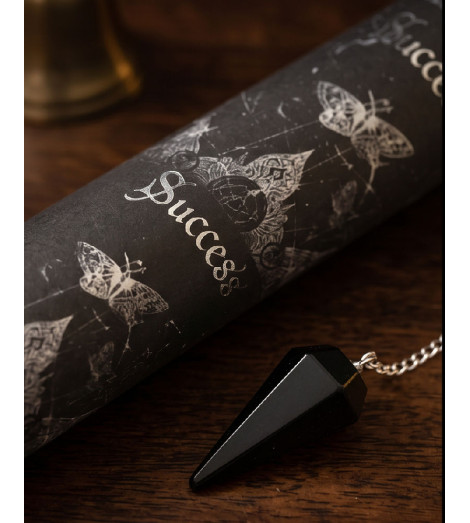 Encens Sortilège Succès – Pendule Obsidienne Noire – Ancient Witch