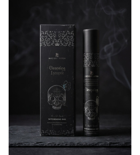 Encens Sortilège Purification Cleansing Ancient Witch – tube et boîte noirs