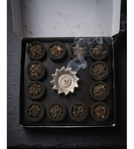 Encens Sauge Blanche en Coupelles - 12 coupelles