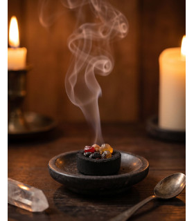 Encens Rois Mages en Coupelles - coupelle fumante ambiance rituel