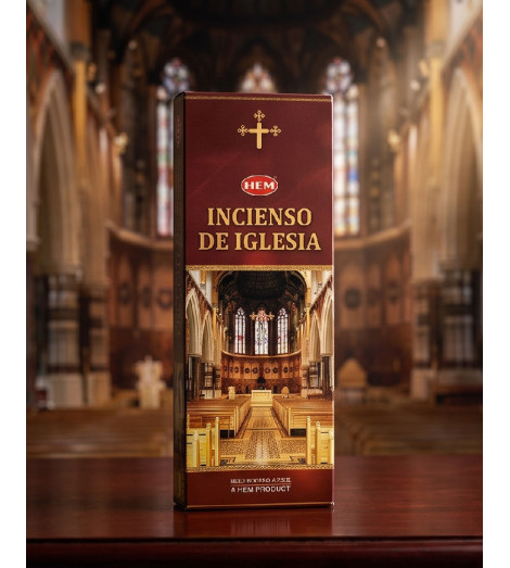 Encens d'Église HEM – Bâtonnets Religieux - dans une église