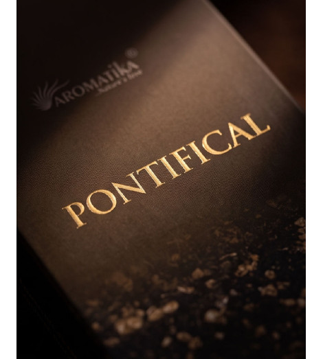 Encens Pontifical Aromatika - boite gros plan