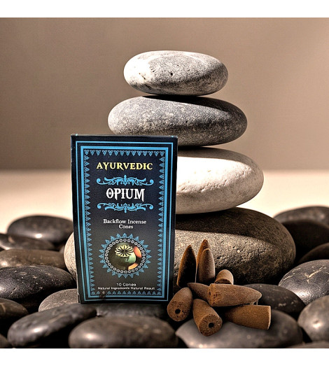 Encens Opium Ayurvédic Cônes - Ambiance Zen