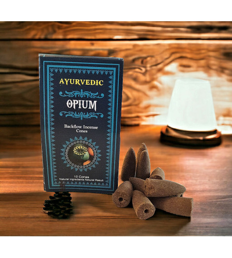 Encens Opium Ayurvédic Cônes - Ambiance cosy