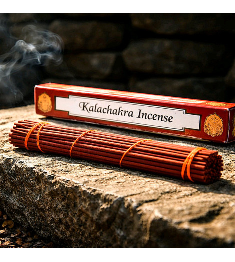 Encens Tibétain Traditionnel Kalachakra sur muret