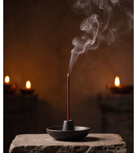 Encens Tibétain Traditionnel Kalachakra fumant