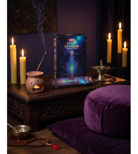 Encens 7 Chakras - Ensemble d'Harmonisation ambiance sacrée