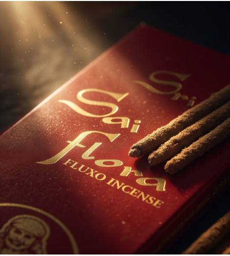 Encens Nag Champa Saï Flora détail de la boite