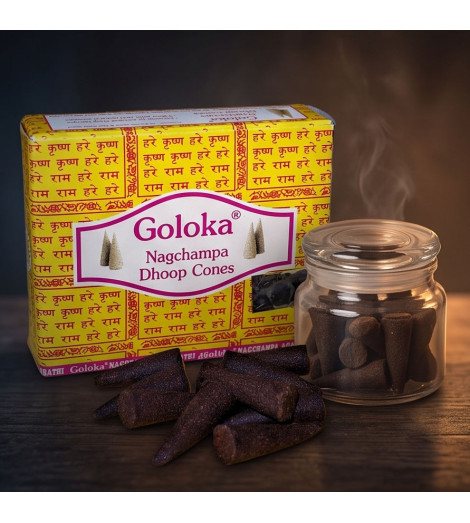 Encens Goloka Nag Champa Agarbathi – Cônes
