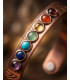 Bracelet Cuivre Aimanté - Pierres Naturelles 7 Chakras - Détail