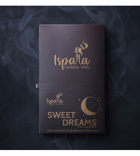 Encens Ispalla Doux Rêves - boite sur fond nocturne