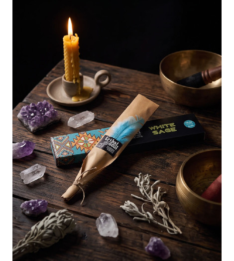 Encens Sauge Blanche - Masala Tribal Soul  ambiance cristaux et bol chantant