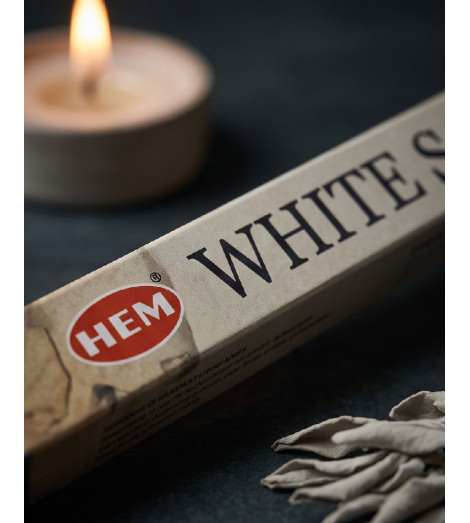 Encens Sauge Blanche HEM - gros plan