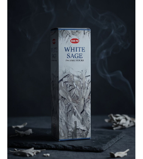 Encens Sauge Blanche HEM - boite ambiance mystères