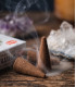 Encens Sauge Blanche HEM en Cônes - cônes quartz et améthyste