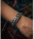 Bracelet Tibétain Protecteur - porté poignet homme
