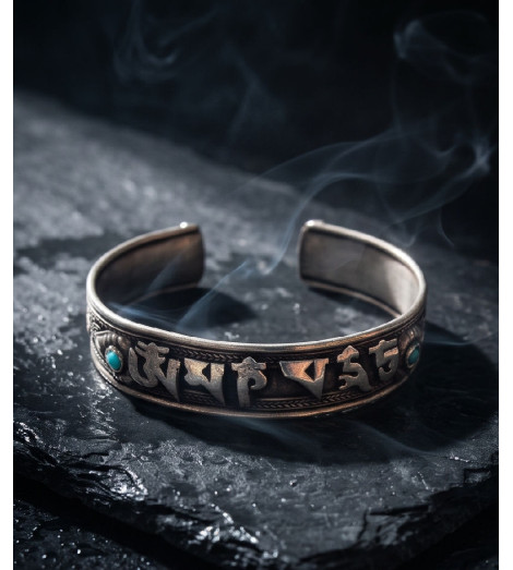 Bracelet Tibétain Protecteur sur socle en ardoise