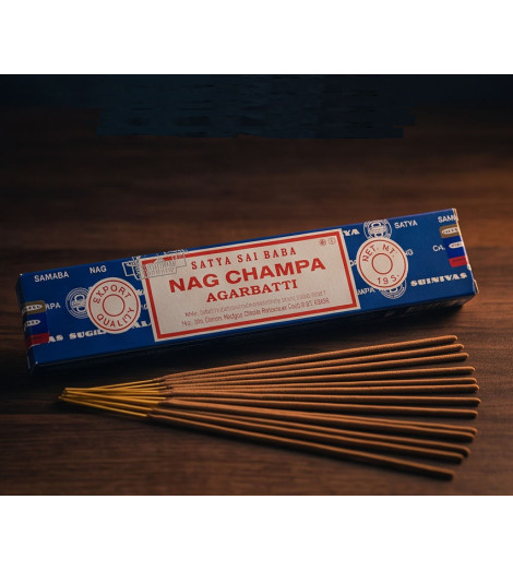 Encens Nag Champa Satya Saï Baba – L'Original - boite et bâtonnets