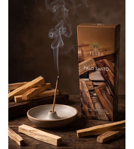 Encens Palo Santo sans charbon - bâtonnet fumant avec Bois