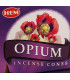 Encens Opium HEM en Cônes - gros plan de la boite