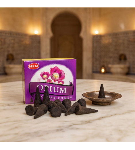 Encens Opium HEM en Cônes - Ambiance Hammam