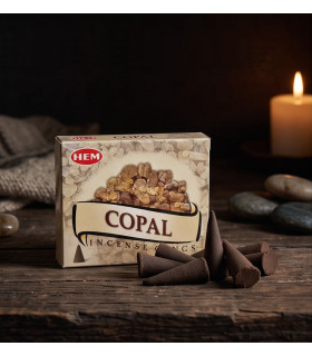 Encens Copal HEM en Cônes - ambiance bougie