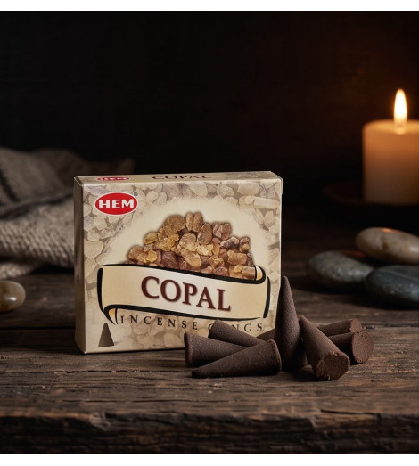 Encens Copal HEM en Cônes - ambiance bougie