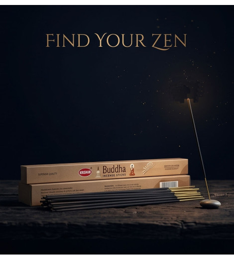 Encens Indien Bouddha – Dévotion & Paix Spirituelle - ambiance Zen