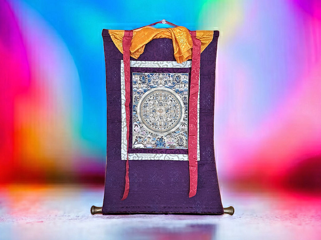 Authentique Thangka Bouddhiste
